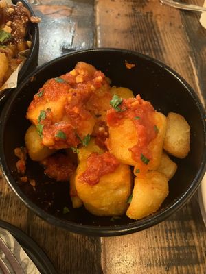 Patatas bravas  at Bar Iberico in Nottingham