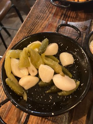 Pickles  at Bar Iberico in Nottingham