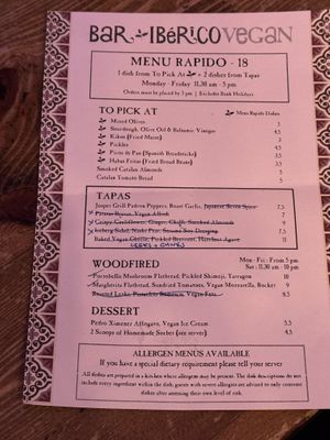   at Bar Iberico in Nottingham