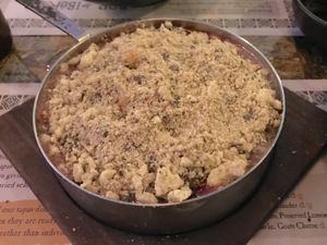 Vegan blue cheese dish at Bar Iberico in Nottingham