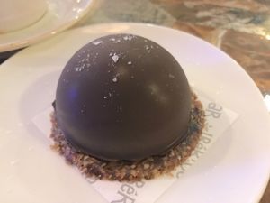 Vegan caramel bombe at Bar Iberico in Nottingham
