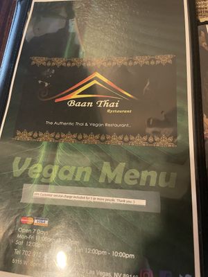   at Baan Thai in Las Vegas