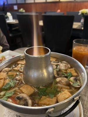 Tom Yum Veggie Soup   at Baan Thai in Las Vegas
