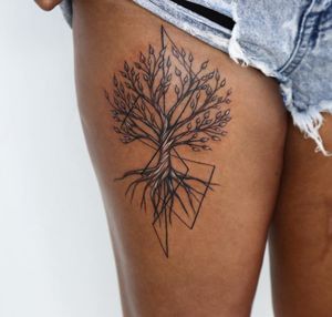 Tree of life :) at Panumart Tattoo in Chiang Mai