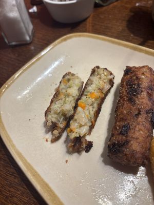 May ‘26 | vegetable sausages   at Honey Cafe in Brecon