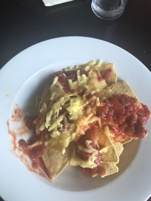 Vegan nachos  at Rusland Pool Hotel in Ulverston
