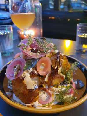 Amazing roasted cauliflower at Hambrë  in Ibiza