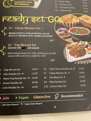 Rice dishes  at Mr Naan & Mrs Idly in Kuala Lumpur