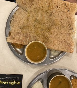 Plain dosa- asked to use less oil and they did  at Mr Naan & Mrs Idly in Kuala Lumpur