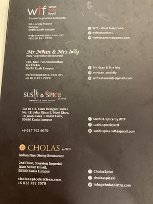 All veg restaurants by same owners  at Mr Naan & Mrs Idly in Kuala Lumpur