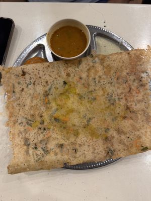 Vegan Rava Masala Dosa #Veganuary at Mr Naan & Mrs Idly in Kuala Lumpur