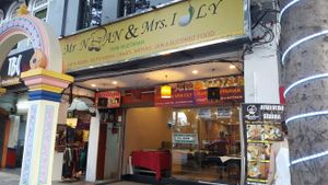 Store front at Mr Naan & Mrs Idly in Kuala Lumpur