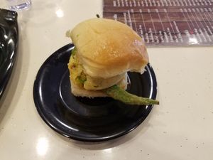 Vada pav at Mr Naan & Mrs Idly in Kuala Lumpur