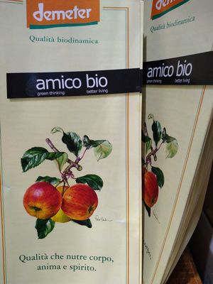 Demeter quality at Amico Bio Mergellina in Naples