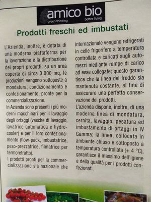 Quality at Amico Bio Mergellina in Naples