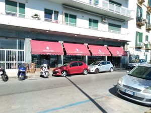 The outside at Amico Bio Mergellina in Naples