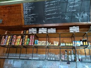 Prices for drinks at Amico Bio Mergellina in Naples