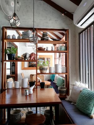 Cozy sitting area at Little Ingka in Kerobokan Kelod