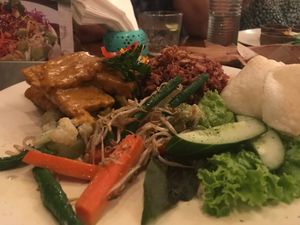 Tempeh dish  at Little Ingka in Kerobokan Kelod