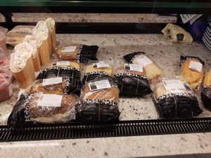 Three vegan sandwiches at Bäckerei Knobel in Altendorf