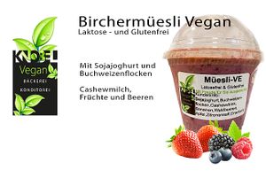 vegan muesli, Birchermüesli at Bäckerei Knobel in Altendorf