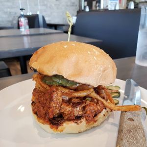 Vegan Sloppy Joe at Heirloom Craft Kitchen in Indio