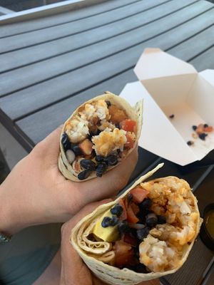 xxl burrito yummy!!!!!!!  at Heirloom Craft Kitchen in Indio