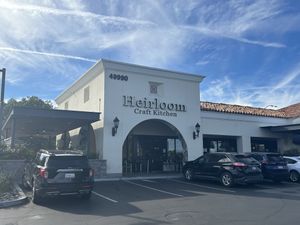 From the parking lott  at Heirloom Craft Kitchen in Indio