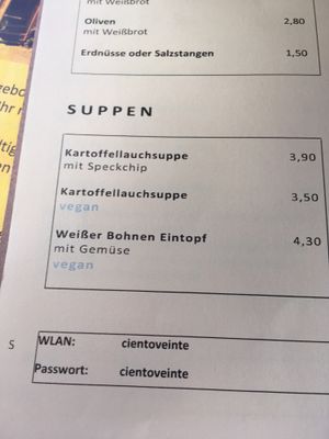 soups  at 120 Cientoveinte in Hannover