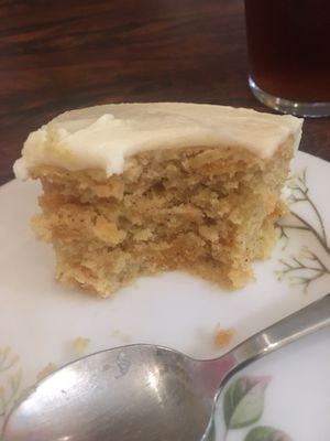 Carrot cake at Kafe Chaos in Bergen