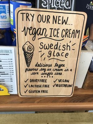 And they had vegan fruit cake  at Priory Farm in Redhill