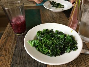 Sautéed kale. at 11 Hauz in Park City