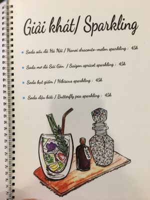Sparkling menu 5 at Avos & Mango in Hoi An