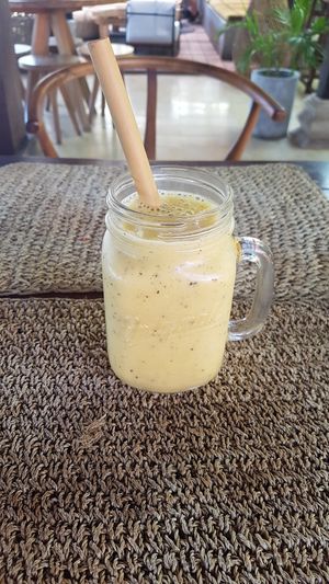 Passion juice at Ithaka in Canggu