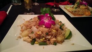 Hawaiian Thai Rice w/ Tofu at Chiriya's Thai Cuisine in Savannah