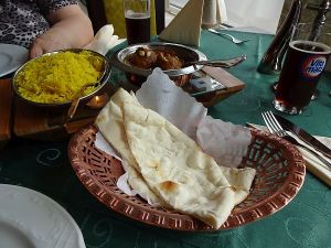 Tandoori bread at Kitchens Of India in Bremen
