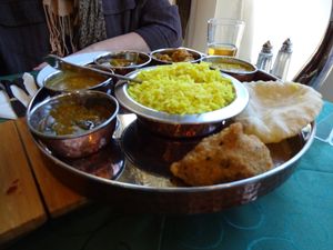 tali, vegan at Kitchens Of India in Bremen