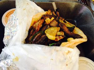 mushroom pita at Zunzi's in Savannah