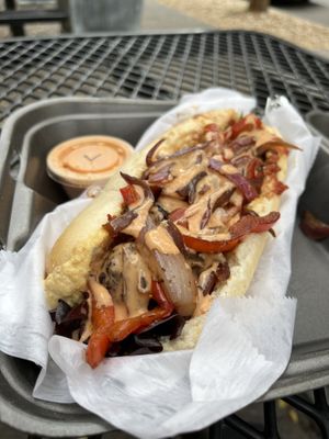 Vegan meatball sub  at Zunzi's in Savannah