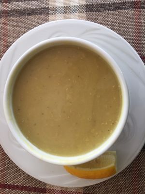 Lentil soup at Organic Cave Kitchen in Goreme
