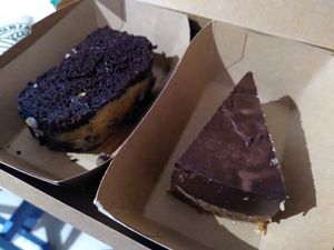 Espresso and Chocolate Cheese Cake at Rubik's Superfood & Coffee in Patras