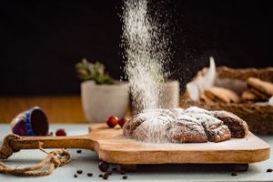 scones!! at Rubik's Superfood & Coffee in Patras