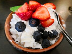 Meringue at Bastion Bistro in Helsinki