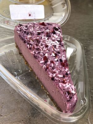 Vegan Berry Cheesecake  at Food and Thought in Naples