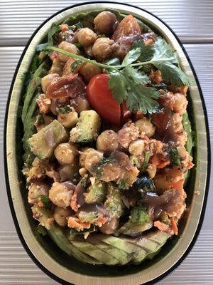 Vegan Poke Bowl at Food and Thought in Naples
