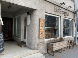 Outside view  at Bioborgari in Reykjavik
