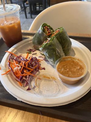 Spring Rolls  at Thai East Wind in Santa Monica