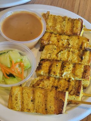 Tofu Satay at Thai East Wind in Santa Monica