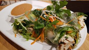 Fresh rolls at Thai East Wind in Santa Monica