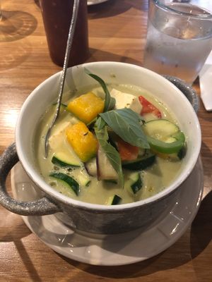 Green curry. Really good! at Thai East Wind in Santa Monica